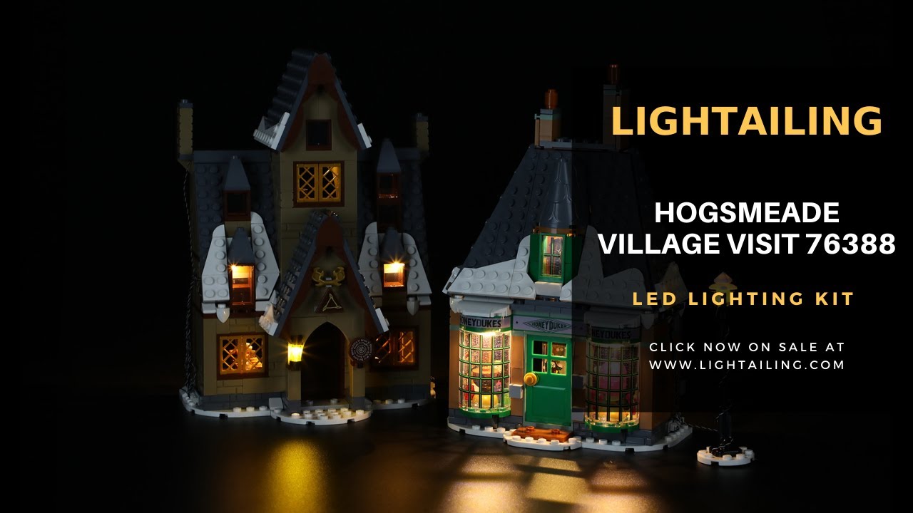 BriksMax Light Kit For Lego Hogsmeade Village Visit 76388