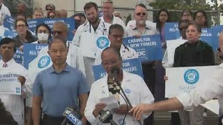 NYC doctors rally against ruling limiting patient time