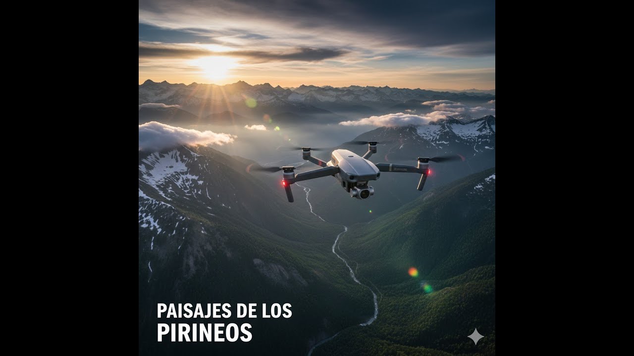 Volando por "Alt Urgell".-63. Banat.Flying the drone.