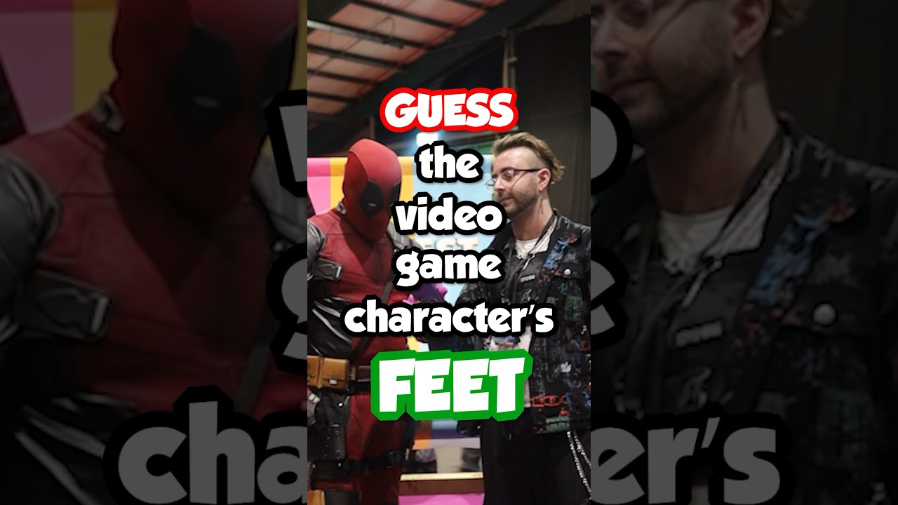Guess the Video Game Characters feet #comicon