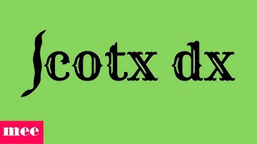 Integral of cotx