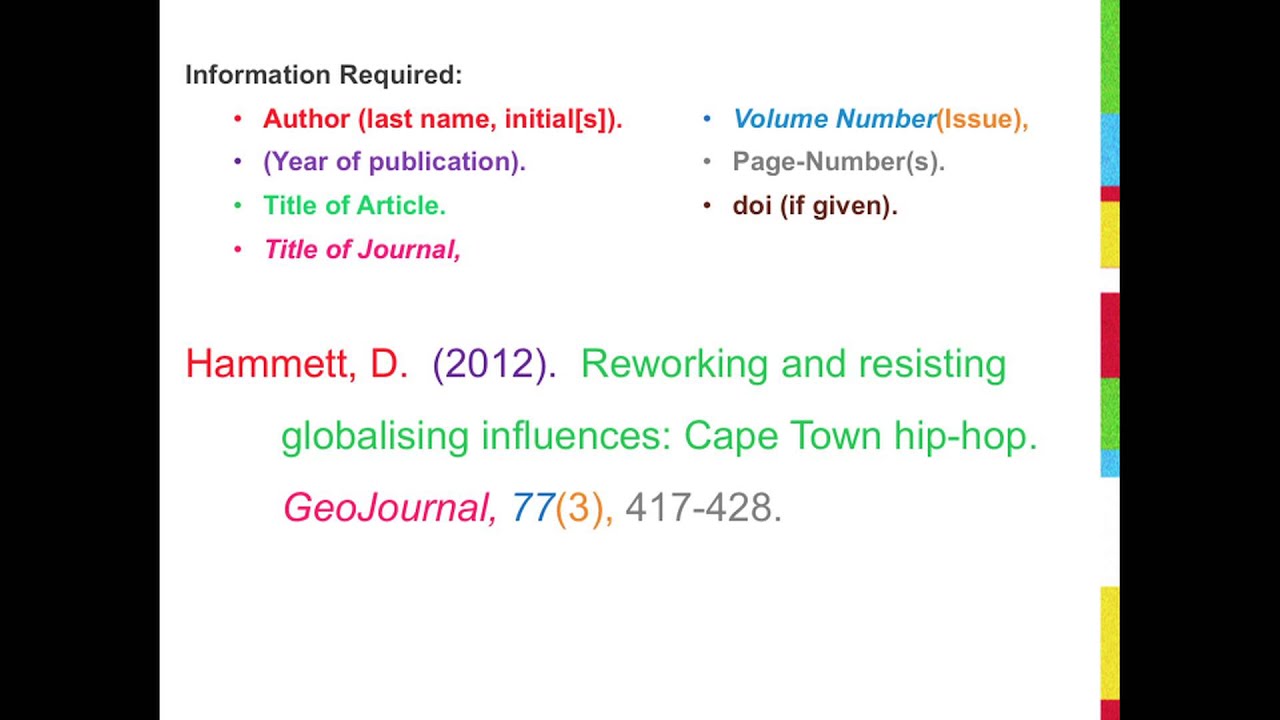 APA: Citing Within Your Paper