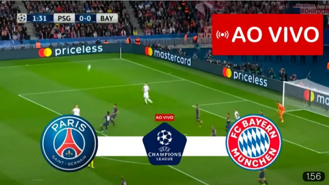 PSG x Bayern de Munique AO VIVO | UEFA Champions League 2023 Partida ...