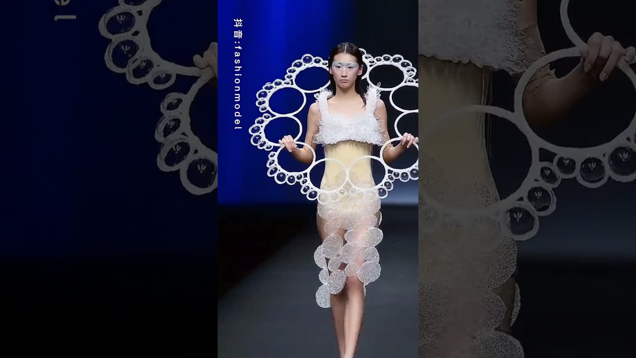 大学生服装设计作品秀3时尚百万新星计划模特走秀秀场服装设计大学生美女颜值大长腿