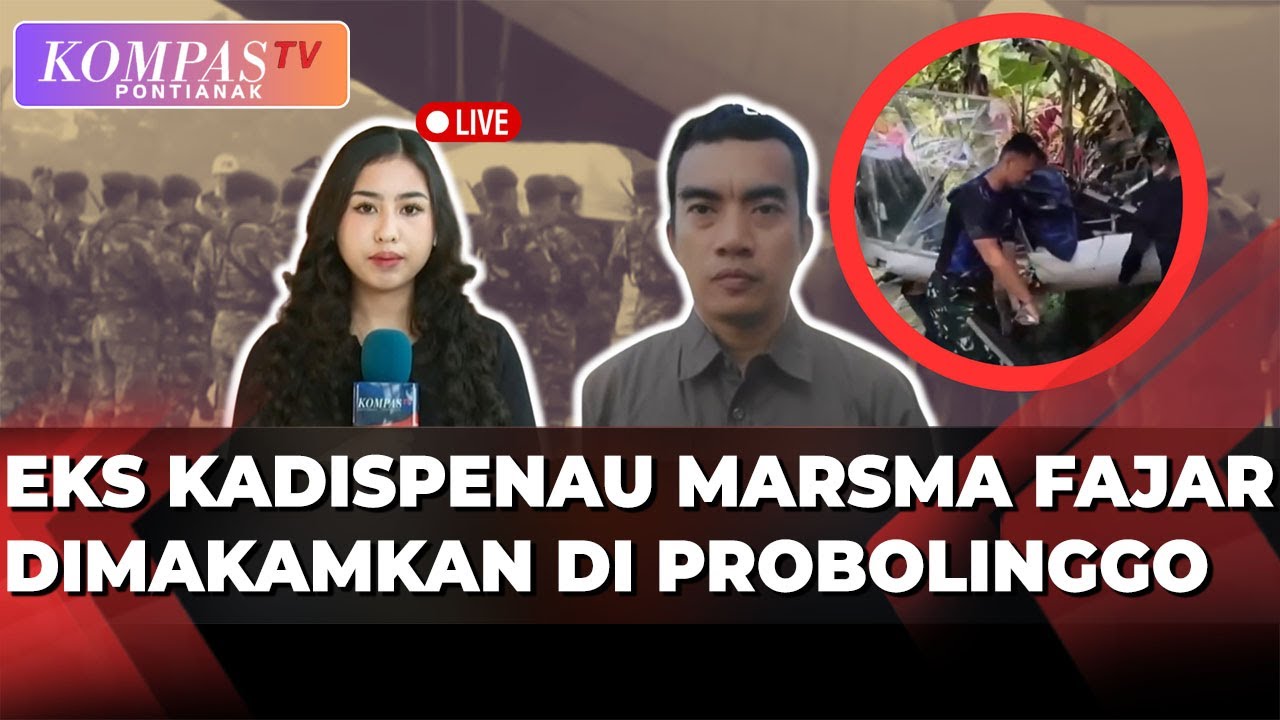 FULL Detik Detik Jenazah Eks Kadispenau Marsma Fajar Adriyanto di Terbangkan ke Malang