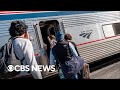 Some Thanksgiving travelers opting for trains to avoid busy airports, traffic