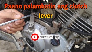 paano palambutin ang clutch lever manual clutch