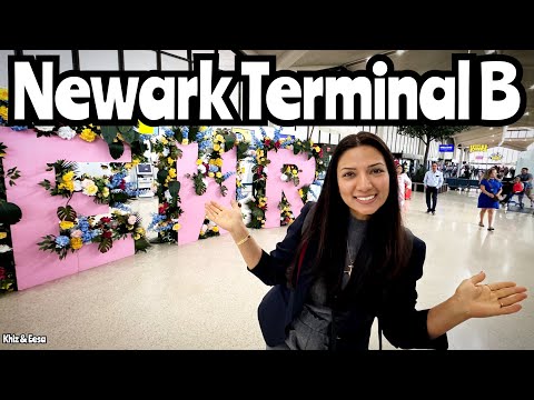 Newark International Airport Terminal B Daytime Tour travel airport ewr terminal