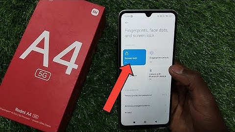 Redmi A4 5g me screen lock kaise remove kare / how to remove screen lock in redmi A4 5g //