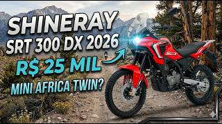 A "MINI ÁFRICA TWIN" DA SHINERAY! 😱 Conheça a SRT 300 DX: 31cv e Visual de Big Trail!