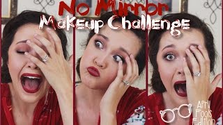 No Mirror Makeup Challenge || April Fools 2016 screenshot 5