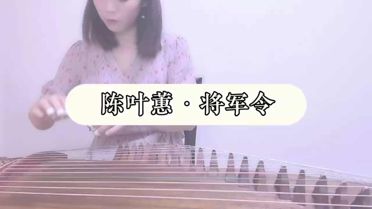 古筝经典名曲《将军令》