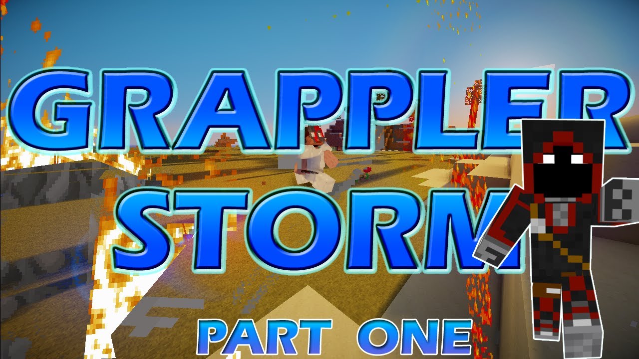 Minecraft Hardcore Games | GRAPPLER STORM w/ Sinnoh Part 1 :o