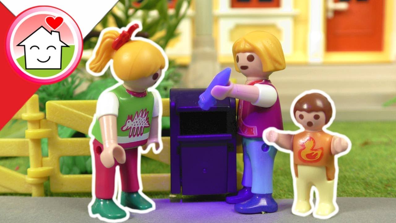 Playmobil po polsku Tajemnicza skrzynka na listy w żółtej willi - Rodzina Hauserow