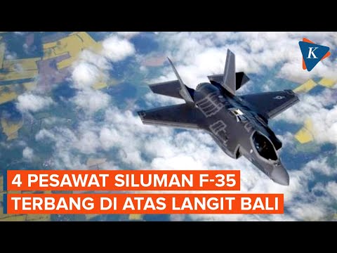 Penjelasan soal Munculnya 4 Pesawat Siluman F-35 di Bali