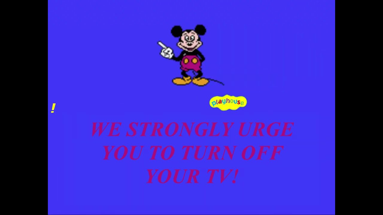 (NO VHS FILTER) Playhouse Disney Anti Piracy Screen (ft. Mickey Mouse