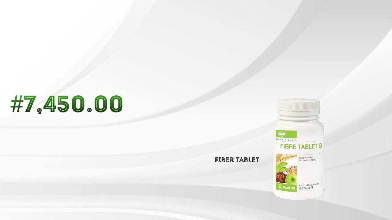 NeoLife GNLD-Fibre Tablets is an ideal source ofibre containing a variety of........................