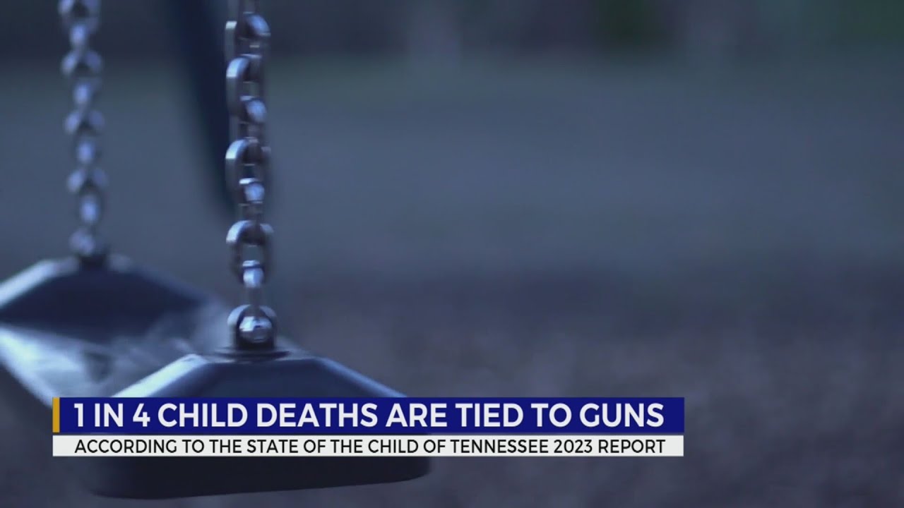 1 in 4 child deaths are tied to guns