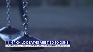 1 in 4 child deaths are tied to guns