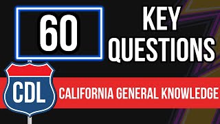 California CDL General Knowledge Practice Test 2024 (CA Commercial Driver's License Study Guide)