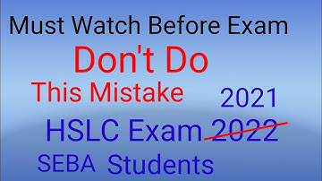 How to Prepare for HSLC 2022|HSLC 2021|How to Write Answer in HSLC 2022|HSLC 2021 Question Paper Sol