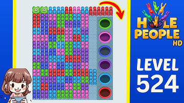 Hole People Level 524 Solution Walkthrough