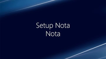 6041 ISX Utility Setup Nota
