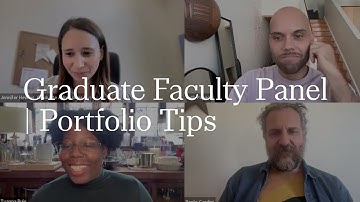Graduate Faculty Panel & Portfolio Tips | RISD Graduate Admissions | 2025-2026