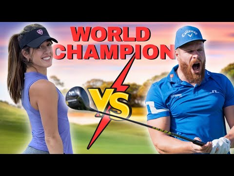 9 Hole Strokplay Match VS LONG DRIVE CHAMPION... | Sabrina Andolpho