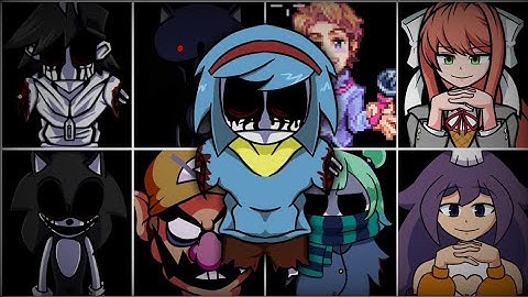 Monochrome RecMix But Every Turn a Different Cover is Used | BETADCIU | FNF