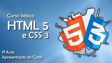 Curso de HTML5 e CSS3 - Apresentação #01