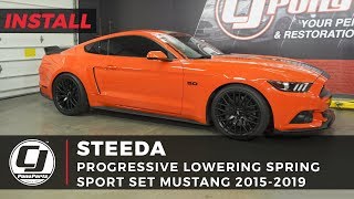 20152023 Ford Mustang Install: Steeda Progressive Sport Lowering Springs