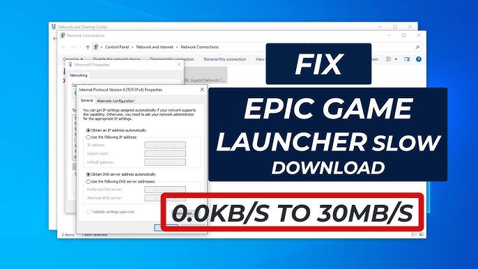 SOLVED] Epic Games Download Slow /Download Stuck - Driver Easy