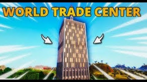 a Minecraft World Trade Center! I Timelapse