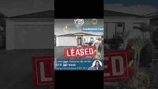 𝗟𝗘𝗔𝗦𝗘𝗗!🔥𝗔𝗻𝗼𝘁𝗵𝗲𝗿 𝗣𝗿𝗼𝗽𝗲𝗿𝘁𝘆 𝗟𝗲𝗮𝘀𝗲𝗱 𝗯𝘆 𝗧𝗲𝗮𝗺 𝗬𝗘𝗦—𝗙𝗮𝘀𝘁. 𝗦𝗺𝗮𝗿𝘁. 𝗛𝗮𝘀𝘀𝗹𝗲-𝗙𝗿𝗲𝗲. #rented #leased #Melbourne