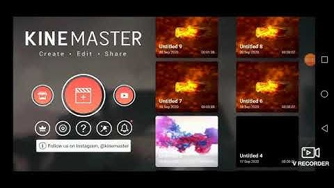 How to make phoenix logo reveal intro in kine master