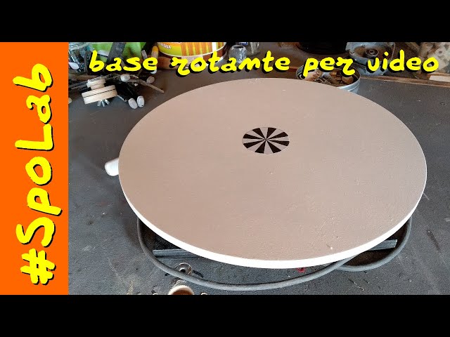 faidate - Base rotante (turning base) per video, tutta con materiale  riciclato. 