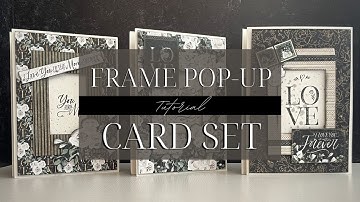 Frame Pop-Up Card Set Tutorial - P.S. I Love You - Card Kit Vol 08 2023