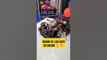 Insane RC Car with a V8 Engine! Watch This Miniature Beast Roar!