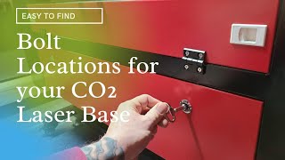 Bolt Locations for your CO2 Laser Base