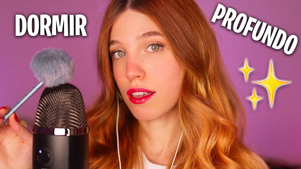 ASMR TE PONGO A DORMIR con sonidos relajantes ✨ Dormir profundo 💆🏼‍♀️