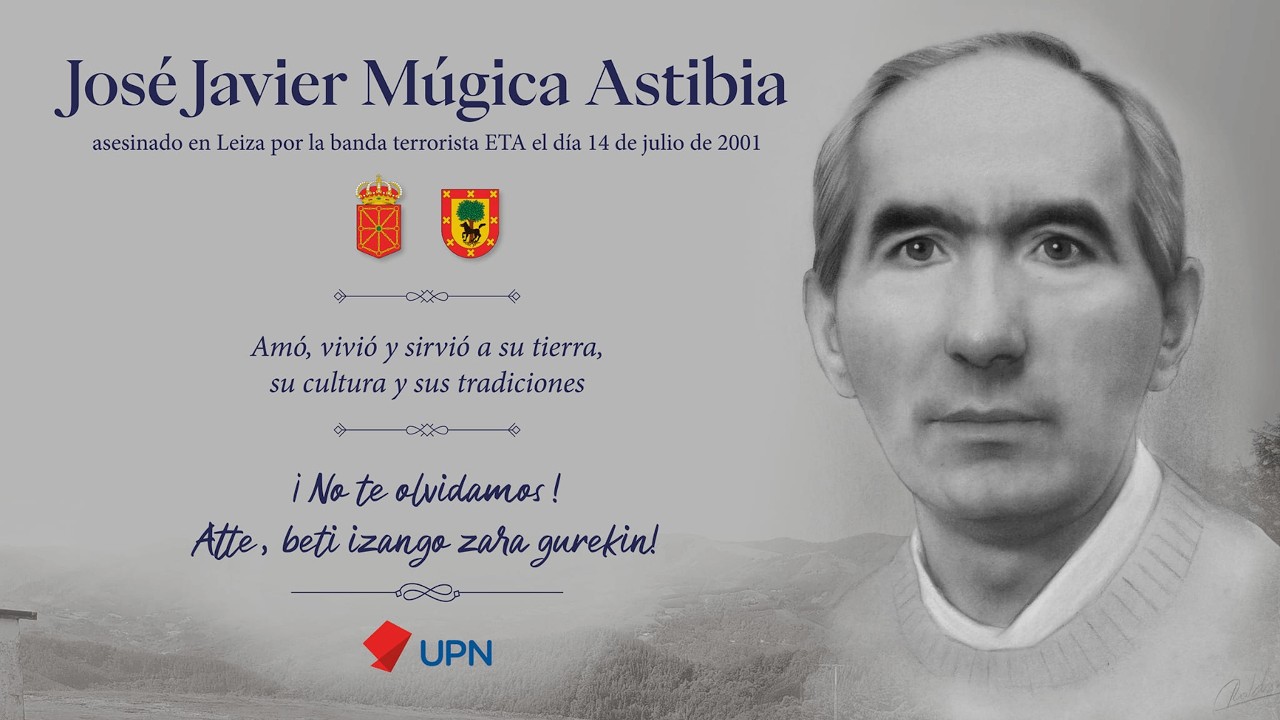 25 ANIVERSARIO - Asesinato de José Javier Múgica, concejal de UPN en Leiza