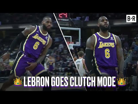 LeBron James Hits Sam Cassell & Silencer Celebrations In CLUTCH Win vs. Pacers