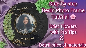 #ResinBirthdayFrame#resinart     #resinphotoframe #ResinFrameMaking #resinart #resincrafts#ytvideo  