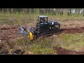 Land clearing after harvesting MT-700 and MeriCrusher MJHS-311-DTX