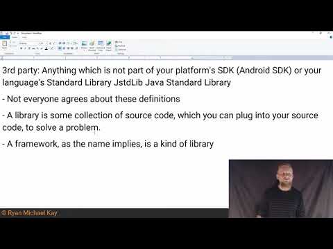 Programming: What Is A Library vs Framework? Defining 3rd Party | Livestream Q&A #4 Highlight (2/3)