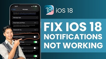 How To Fix Notifications Not Working in iOS 18