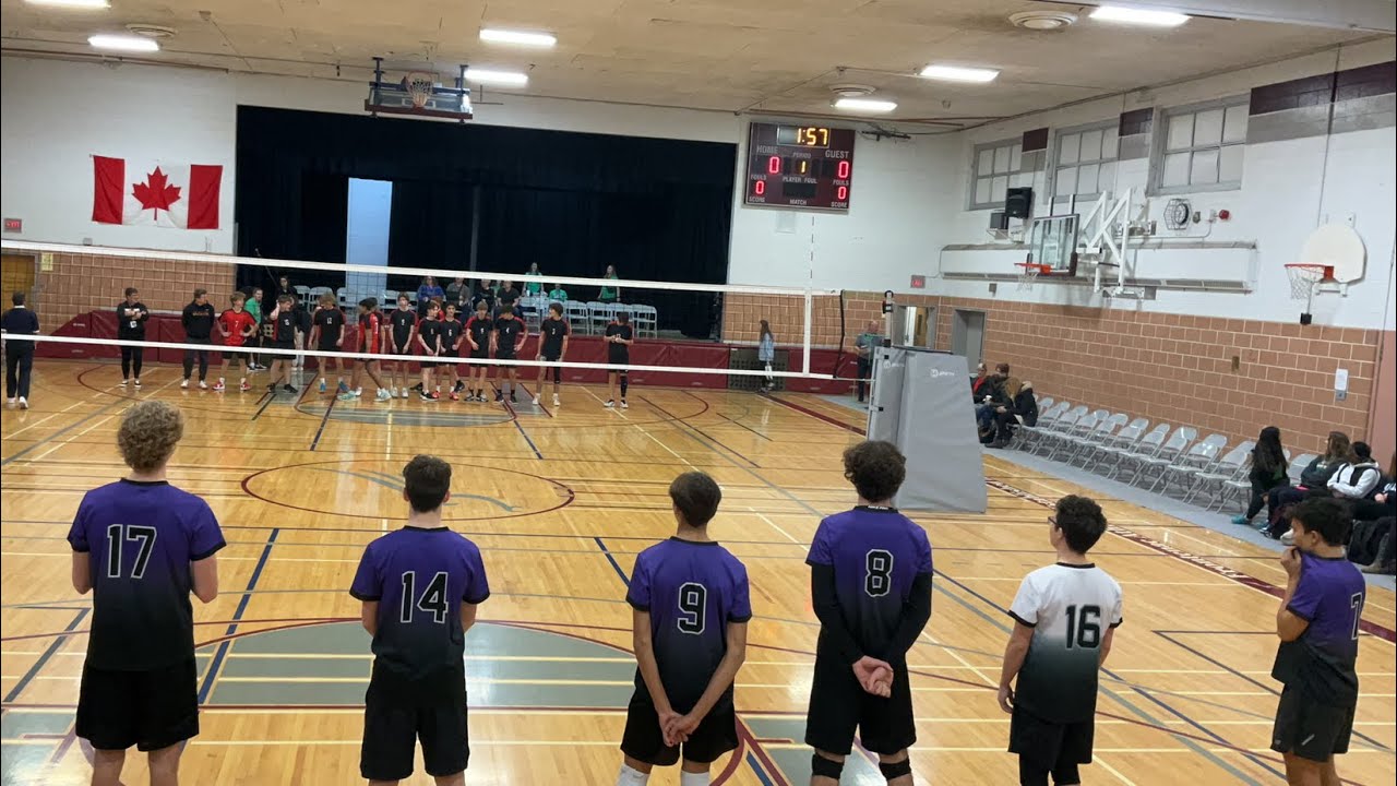 AAA Boys Volleyball OFSAA Oakville vs Huron Heights YouTube