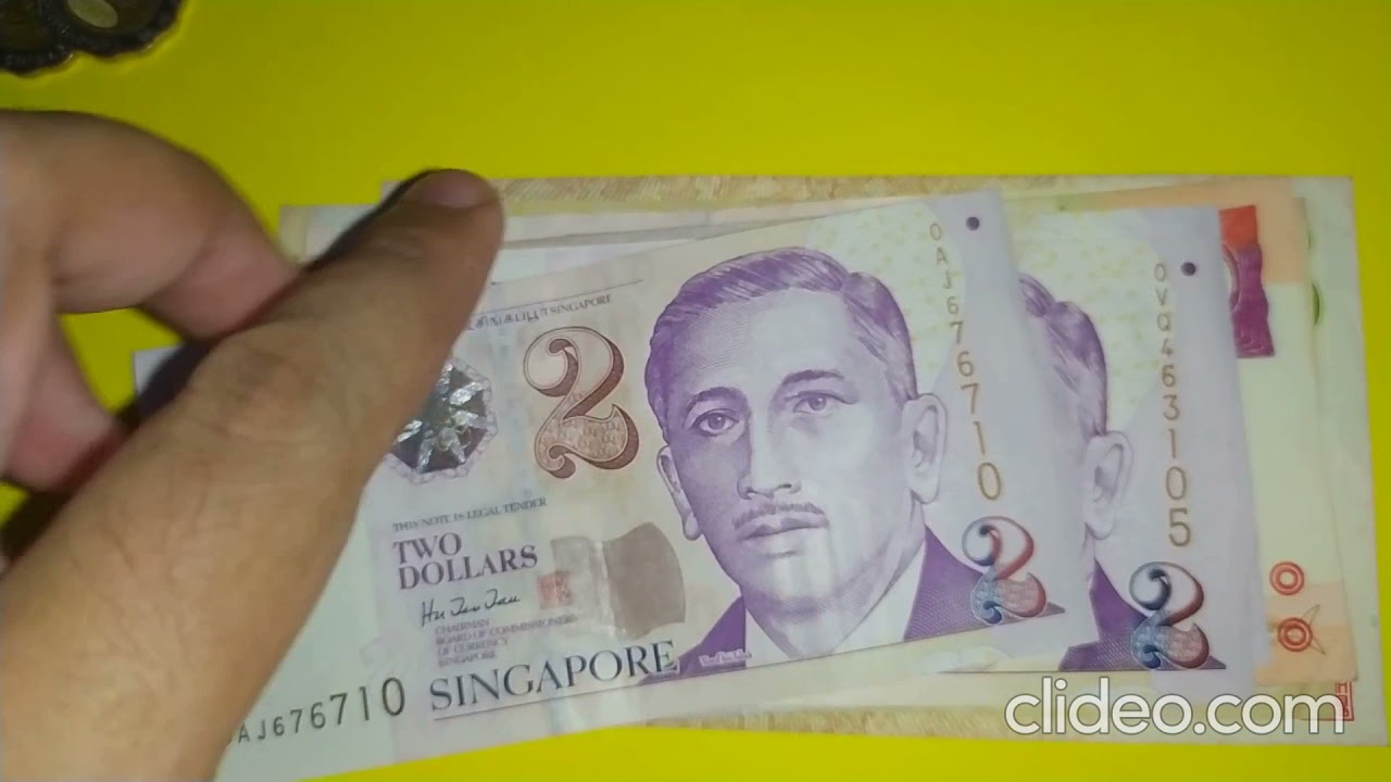 Singapore Dollar notes \u0026 coins