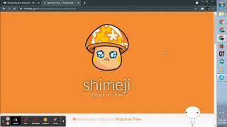How to install Shimeji browser extension and how to get a character screenshot 1